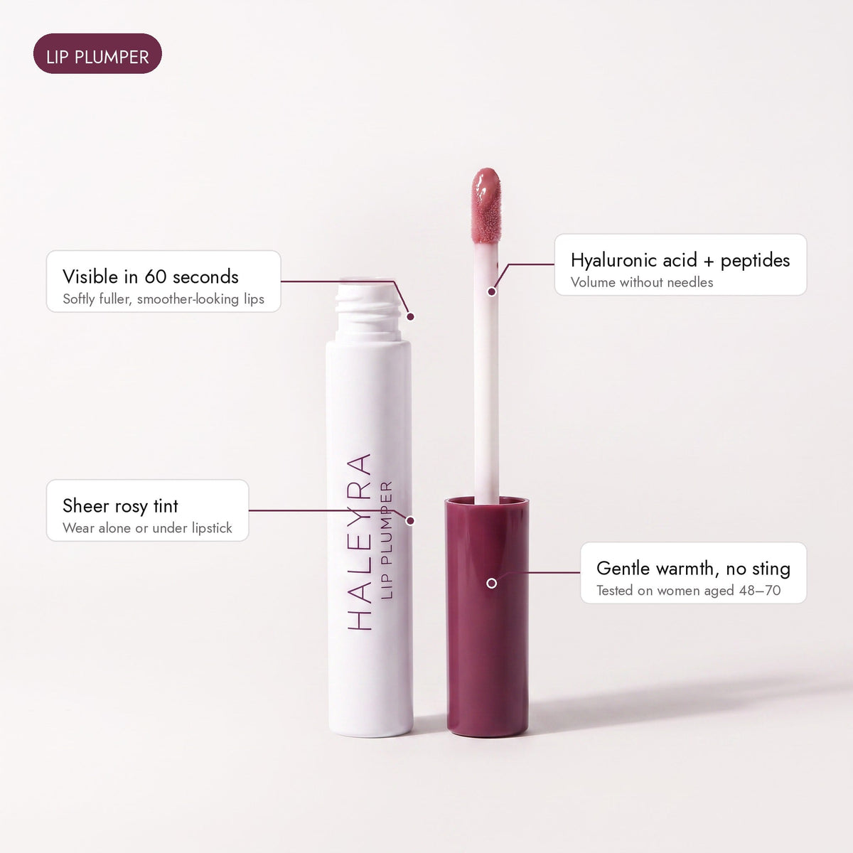 Haleyra Lip Plumper — what's inside