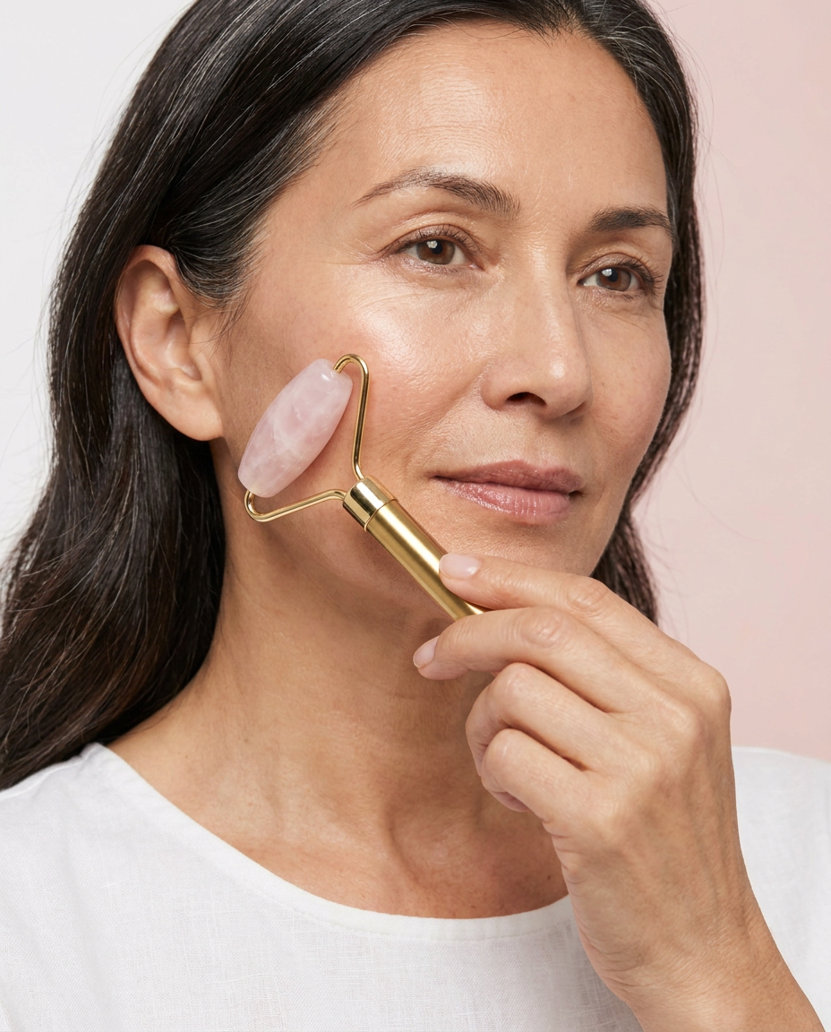 Rose Quartz Face Roller
